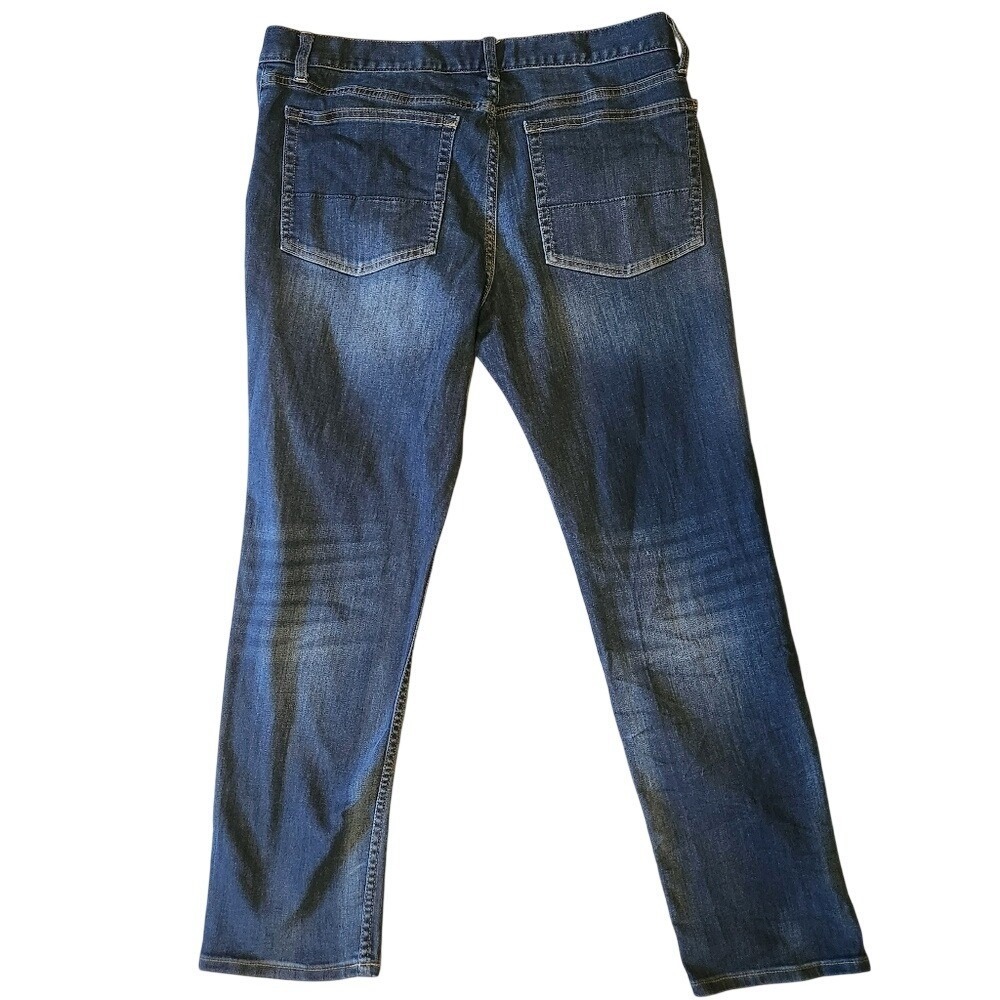 Free Assembly Mens Blue Wash Denim Jeans Size 38x30 Straight Fit Casual - Picture 3 of 3